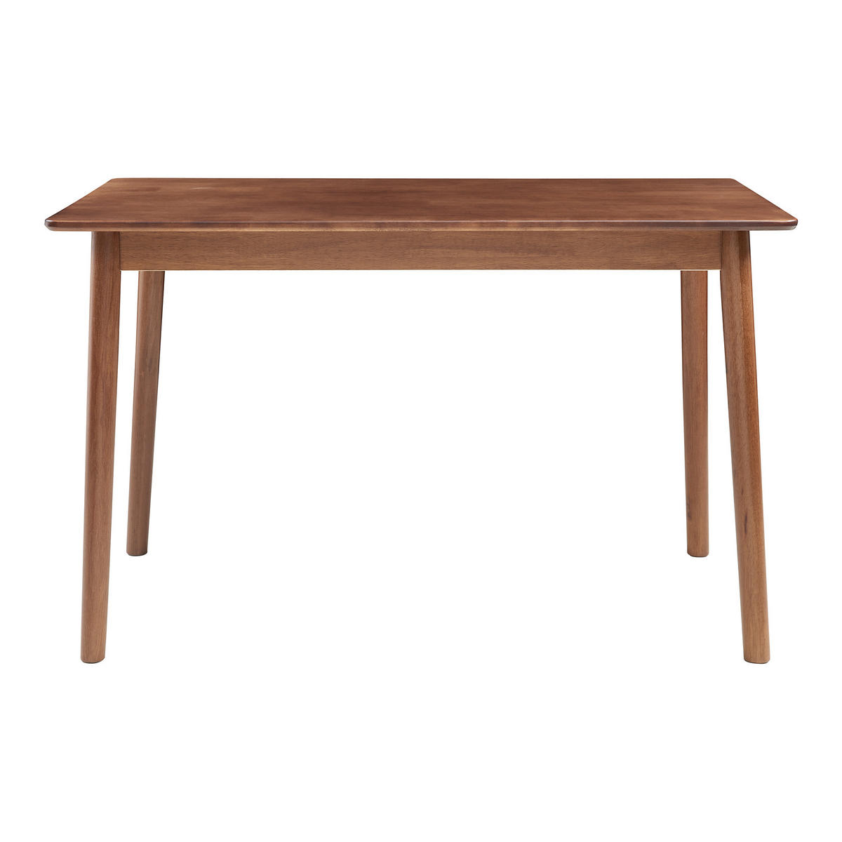 ESSTISCH Klijori - Walnussfarben, Holz (70/120/73.5cm) - [en.casa]