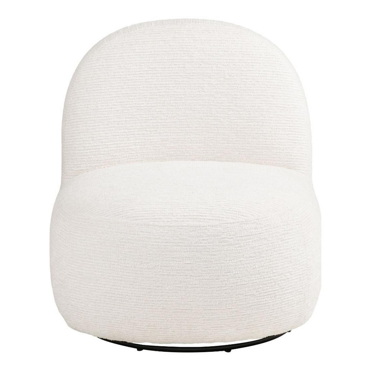 SESSEL, Dina, Cremeweiß, Metall / Polyester, 74 x 67 x 70 cm - Creme, Textil/Metall (74/70/67cm) - ebuy24