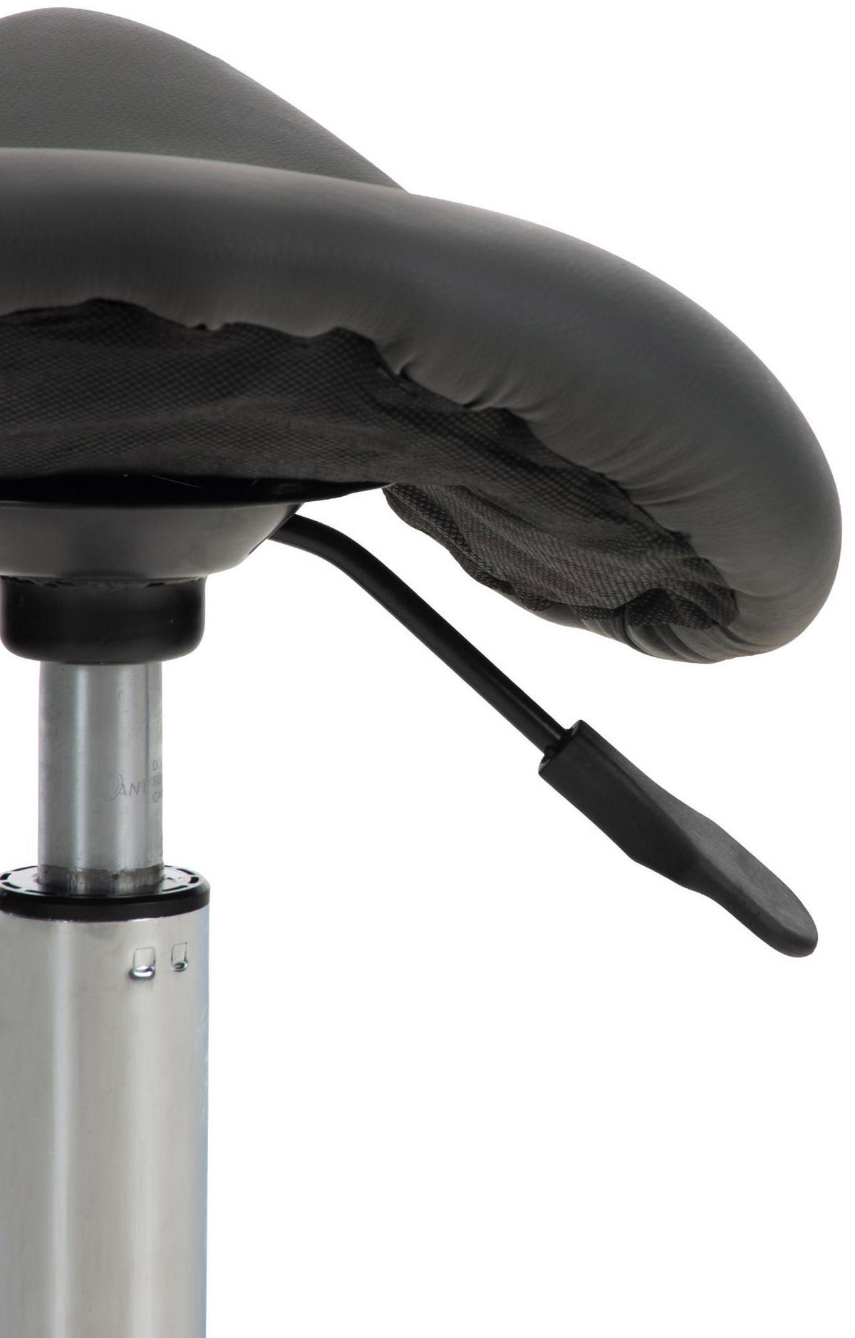 HOCKER 2er Set Lederlook grau - Grau, Textil/Metall (46/53/46cm) - CLP