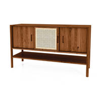 KOMMODE INA Wildeiche - Mokka, Holz (142/81/46cm) - byoak