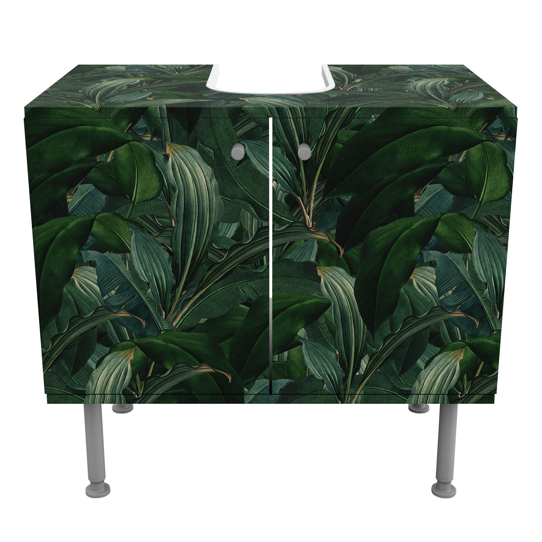 Bilderwelten Waschbeckenunterschrank Grün 60x55x35 cm