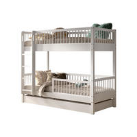 ETAGENBETT 90x200 Keeley Buche Weiß Holz Schublade Komfort Stabil - Weiß, Holz (90/200cm) - 58aufmkessel