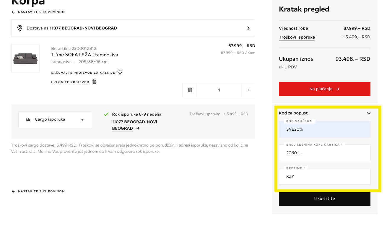 kako iskoristiti webshop kod