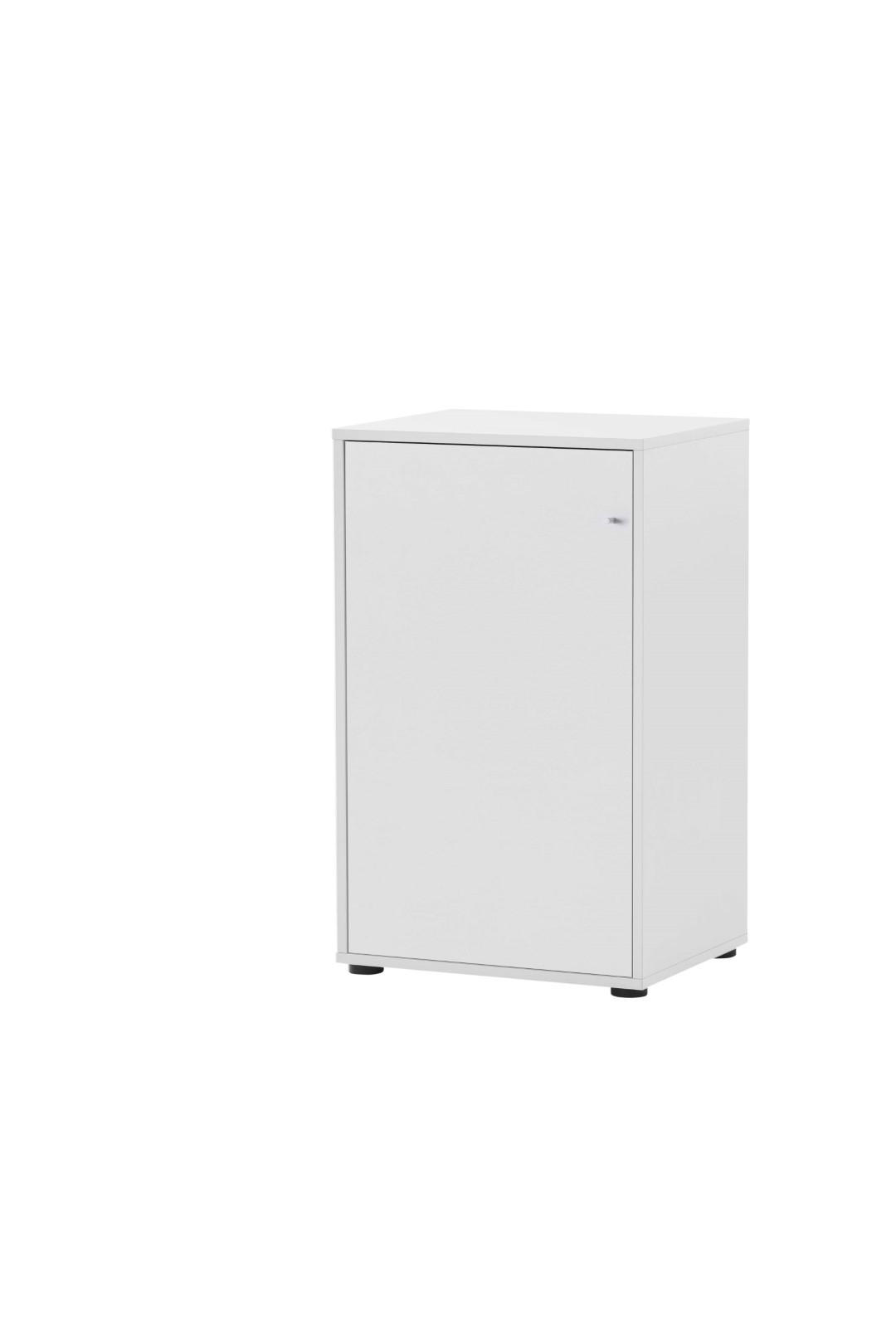AKTENSCHRANK Pigeon Small 83,6x51x41 cm 2 Fächern & 1 Flügeltür Weiß - Weiß, Holz (51/83.6/41cm) - PROREGAL