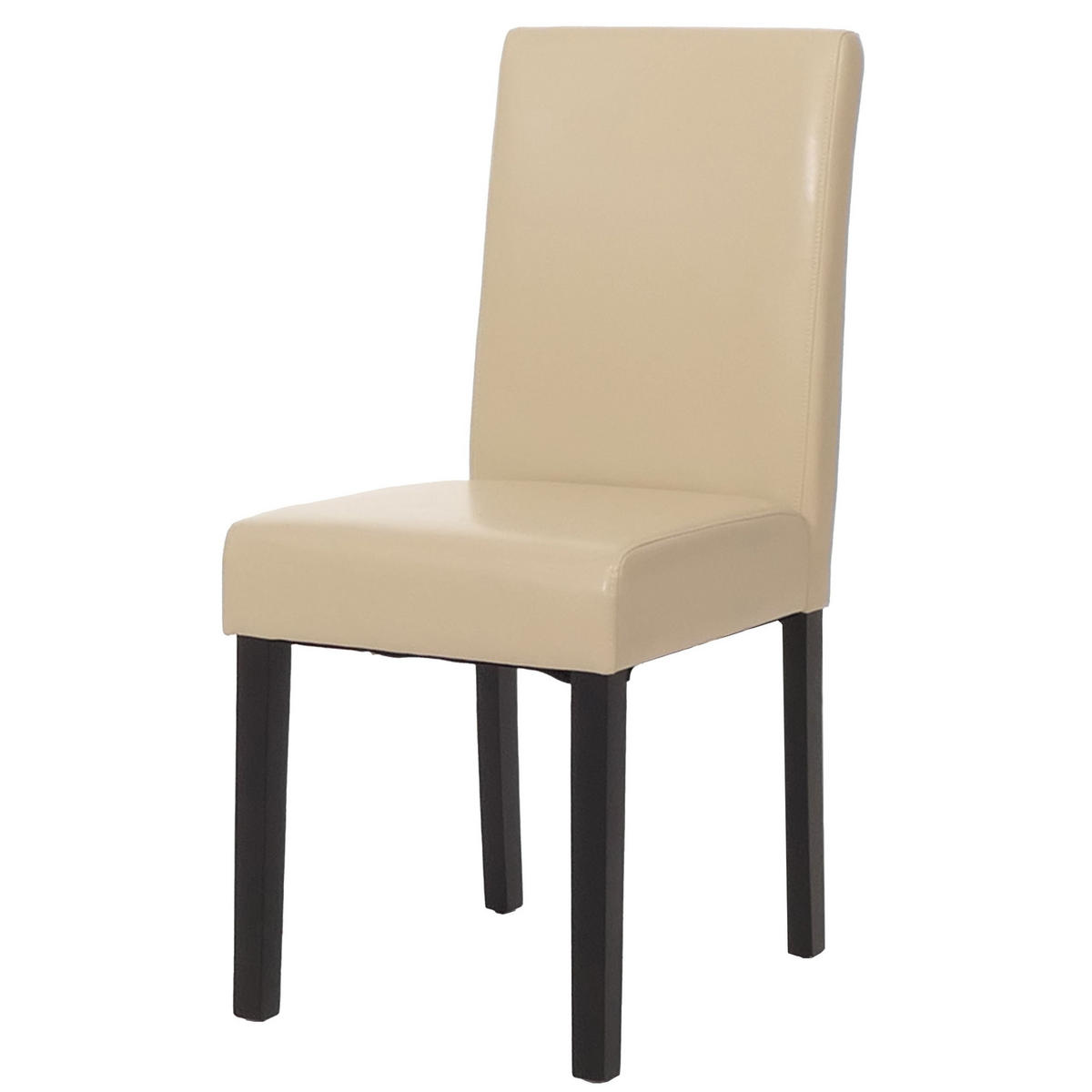 ESSZIMMERSTUHL Beige, Schwarz - Beige/Creme, Textil (43/90/56cm) - MCW