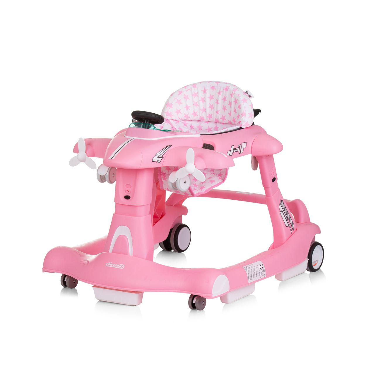 Chipolino Lauflernhilfe Rosa 55x50x68 cm