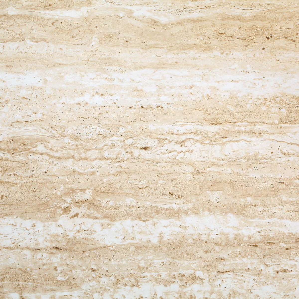 SIDEBOARD 3 Türen mit Travertin-Dekorplatte B160 cm - HELIOS - Eschefarben, Holzwerkstoff (40/80/48cm) - Calicosy