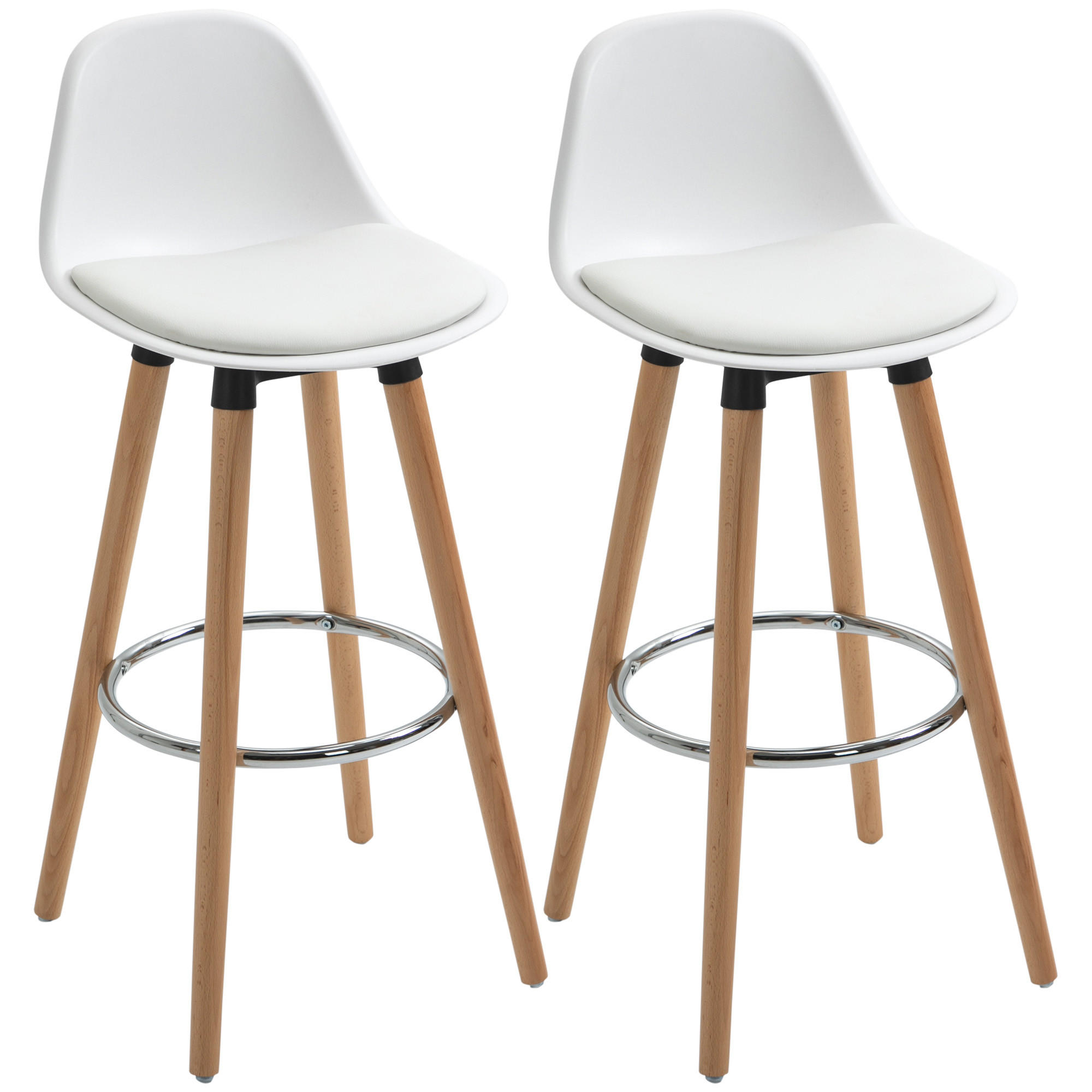 BARHOCKER Weiss - Weiß, Kunststoff/Metall (38.5/91/42.5cm) - Jamb