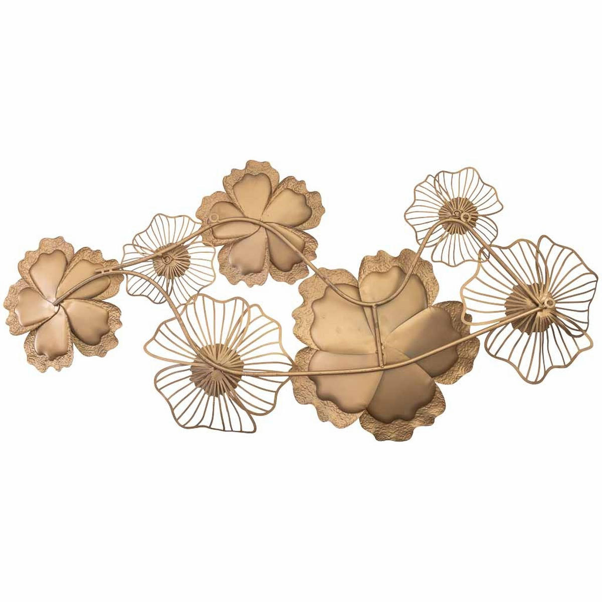 WANDDEKO-OBJEKT aus Metall, 117x54x10cm - Multicolor, Metall (116.8/10.2/54cm) - Wanderlust