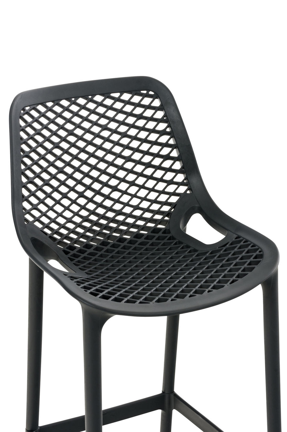 BARHOCKER 2er Set Aero dunkelgrau - Dunkelgrau, Kunststoff (45/105/53cm) - TPFLiving