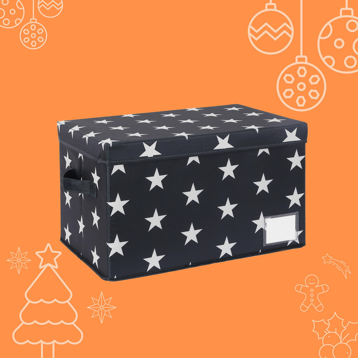 CUTIE Gri pentru globuri de Crăciun 30 buc - antracit, carton ondulat/material plastic (42.5/26.5/26cm) - Relaxdays