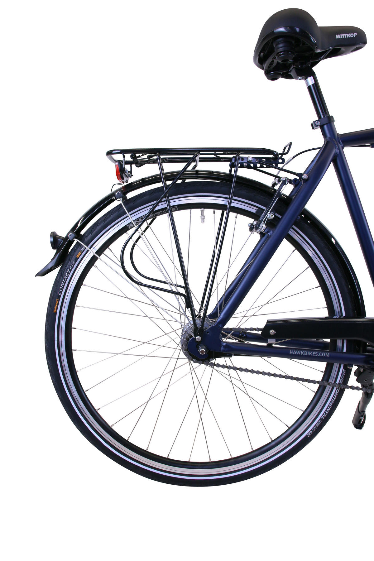 CITYBIKE Citytrek Gent Deluxe Ocean Blue 7 Gang 28 Zoll Größe: 57cm - Blau, Metall (57cm) - Hawk Bikes