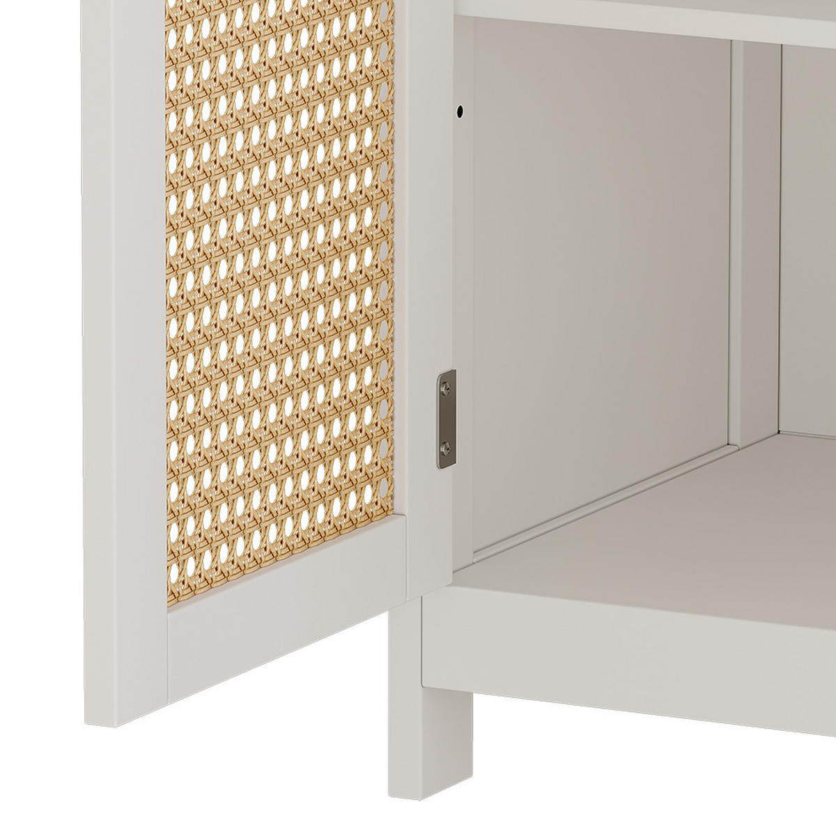WASCHBECKENUNTERSCHRANK Rosario Weiß 60 x 58 cm mit 2 Türen - Weiß, Holzwerkstoff (60/58/35cm) - Vicco