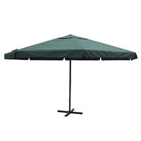 SONNENSCHIRM Grün Aluminium 500 Cm - Grün, Metall (500/500cm) - vidaXL