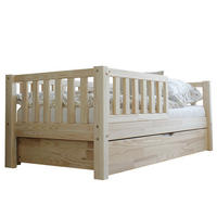 POSTEL 90/190 Agnès Přírodní dřevo - hnědá, dřevo (90/190cm) - Petits-meubles