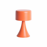 TISCHLAMPE Nora LED Orange 12.5/12.5/21 cm - Orange, Metall (12.5/12.5/21cm) - Leitmotiv