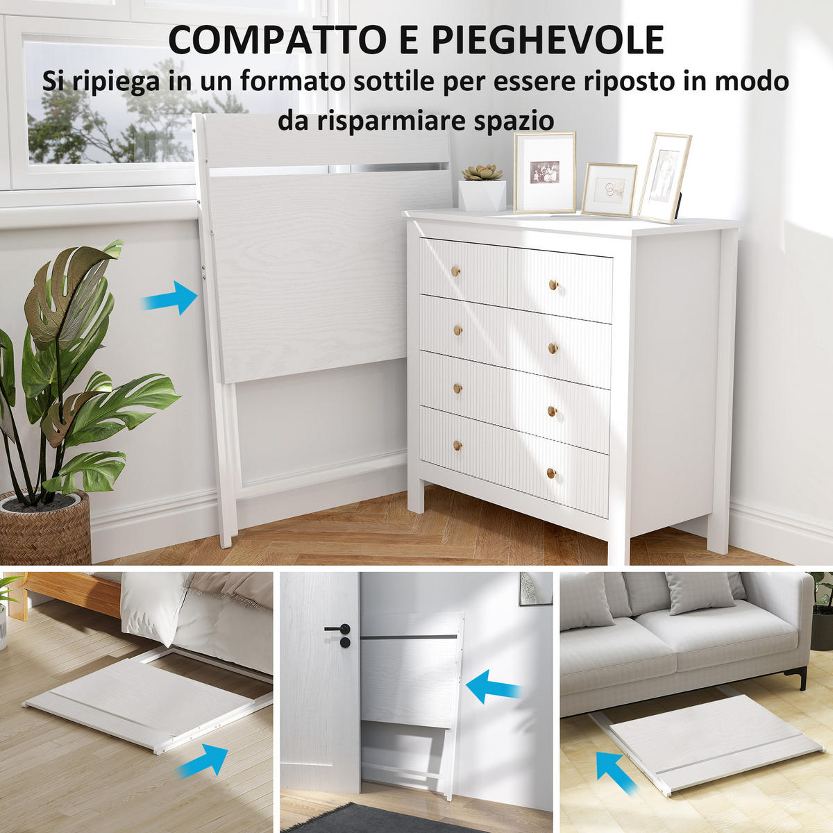 BÜROTISCH Weiß 1 Stück - Weiß, Holzwerkstoff (62/86.5/81.5cm) - GiPP