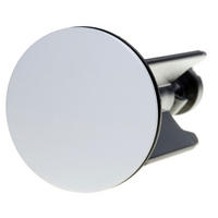 WASCHBECKENSTÖPSEL Weiß - Weiß, Kunststoff/Metall (4/7/7cm) - Sanilo