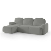 ECKSOFA Bulu Multicolor - Multicolor, Textil (260/95/163cm) - Pillovely