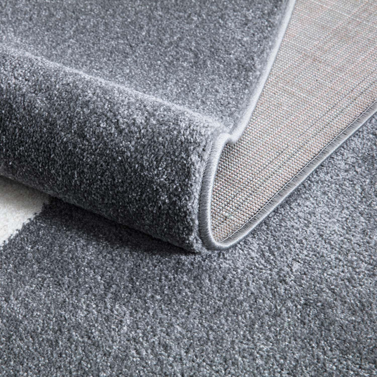 Thumbnail - carpet city Kinderteppich, Grau, Textil, Tiere, Rechteckig, 190x280 cm, Oeko-Tex® Standard 100, für Fußbodenheizung geei...