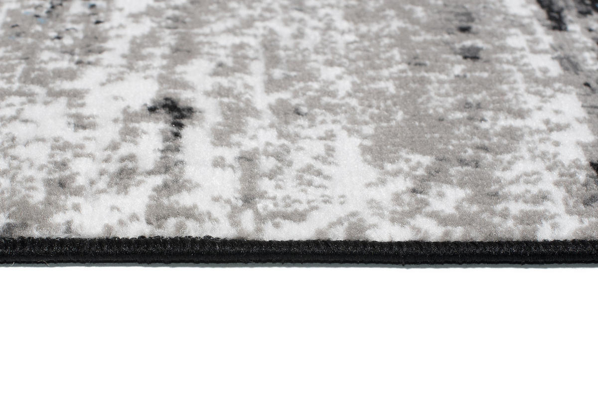 TEPPICH MAYA Blau Verwischt Streifen Meliert 250/300 cm - Blau, Textil (250/300cm) - Tapiso