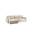 ECKSOFA Louis Salvador - Beige, Holzwerkstoff/Textil (250/142cm) - Fun Möbel