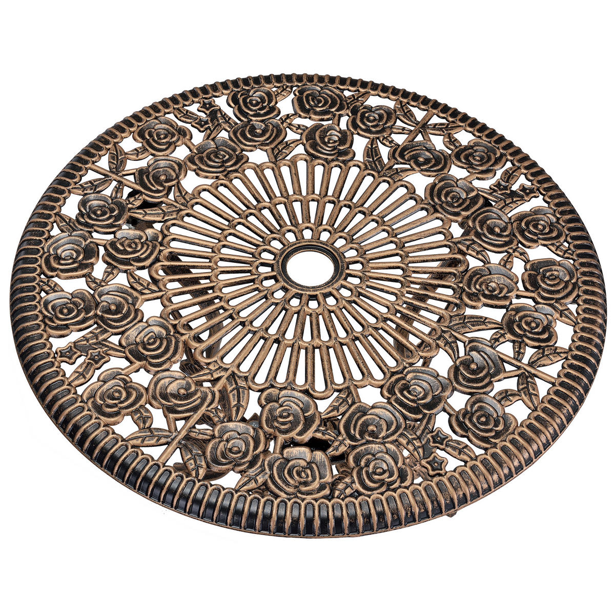 BALKON-SET 3 TLG. Wakefield - Bronzefarben, Metall - casa.pro