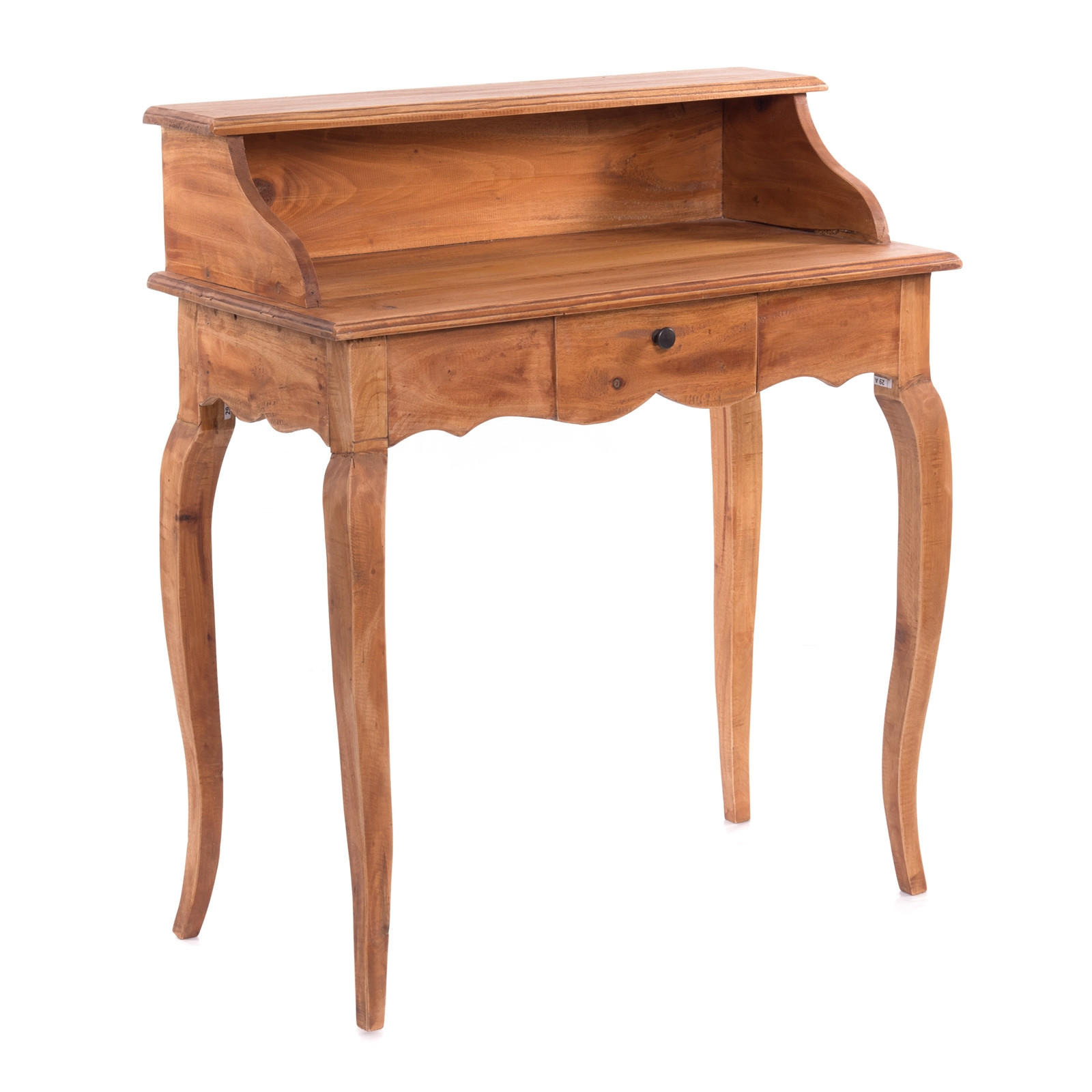 SEKRETÄR Napoleon Mahagoni Massivholz, mit Schublade 08 honigfarben gewachst - Honig, Holz (40/80/92cm) - DESIGN DELIGHTS