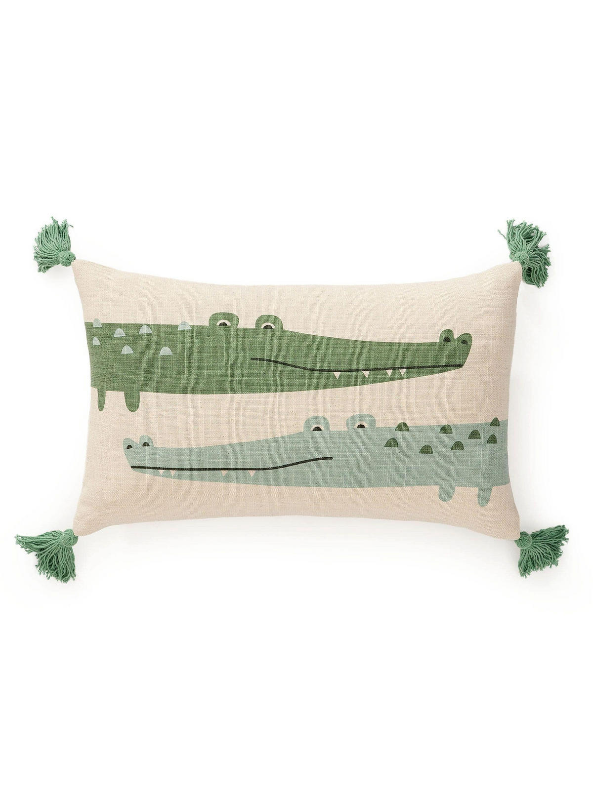 KISSENBEZUG Savannah Grün 30x50 cm - Grün, Textil (30/50cm) - Lytte