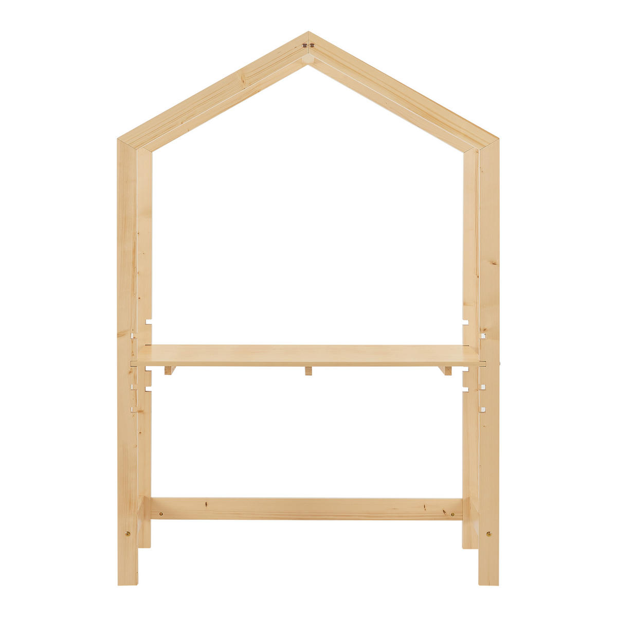 KINDERSCHREIBTISCH Suså - Beige, Holz (60/160/50cm) - [en.casa]