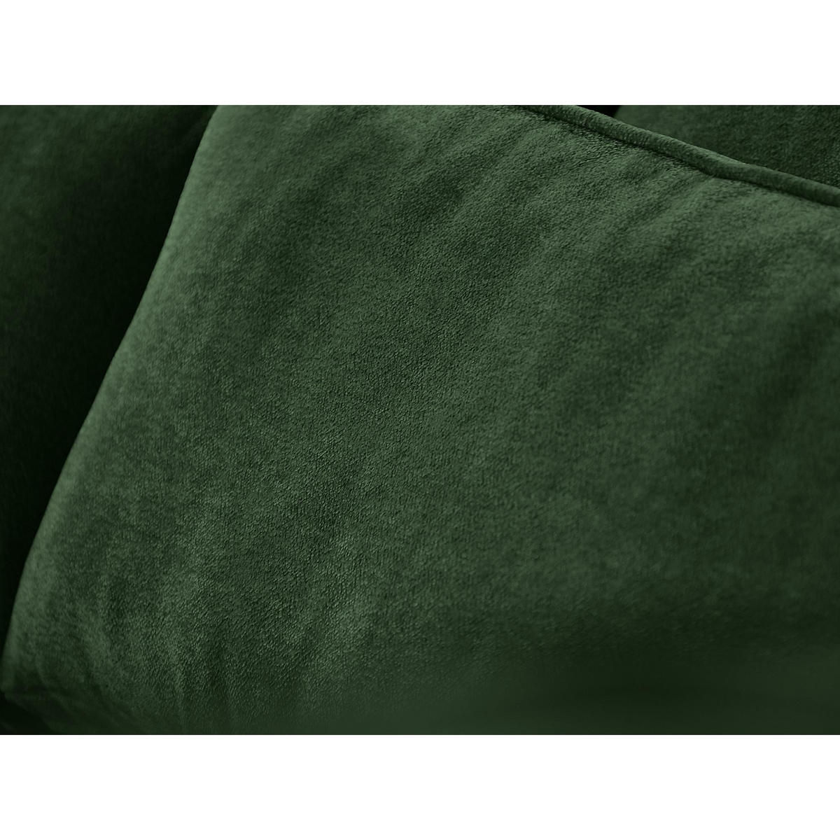 ECKSOFA Parma ohne Schlaffunktion dunkelgrün rechts - Dunkelgrün/Schwarz, Textil (314/224cm) - Beautysofa