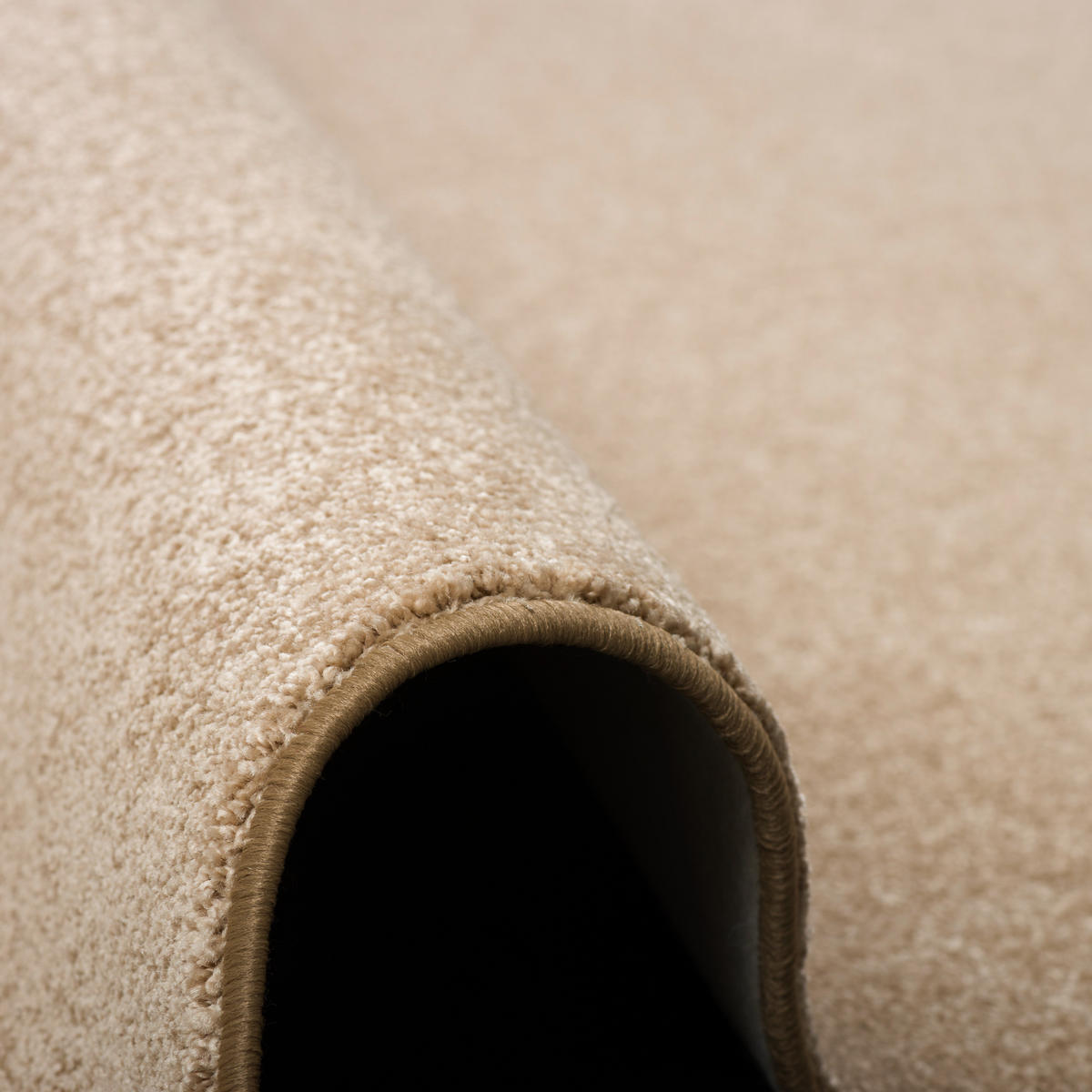 HOCHFLOR VELOURS LÄUFER TEPPICH LUNA - Beige, Textil (80/400cm) - Snapstyle