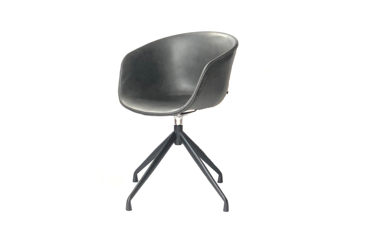 DREHSTUHL DANI Grau Kunstleder - Grau, Leder (60/81/54.5cm) - KAWOLA