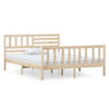 BETT Kaminski 126/195.5 cm - Braun, Holz (120/190cm) - Nettlife