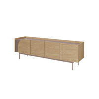 TV-LOWBOARD CARLO 09 172/54/42 cm in Frühlingseiche / Toffee - Eichefarben, Holzwerkstoff (172/54/42cm) - Deine Möbel 24