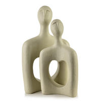 DEKORACE Manon, béžová, 15x31/20x36cm - béžová, plast (22/38/22cm) - Mondex