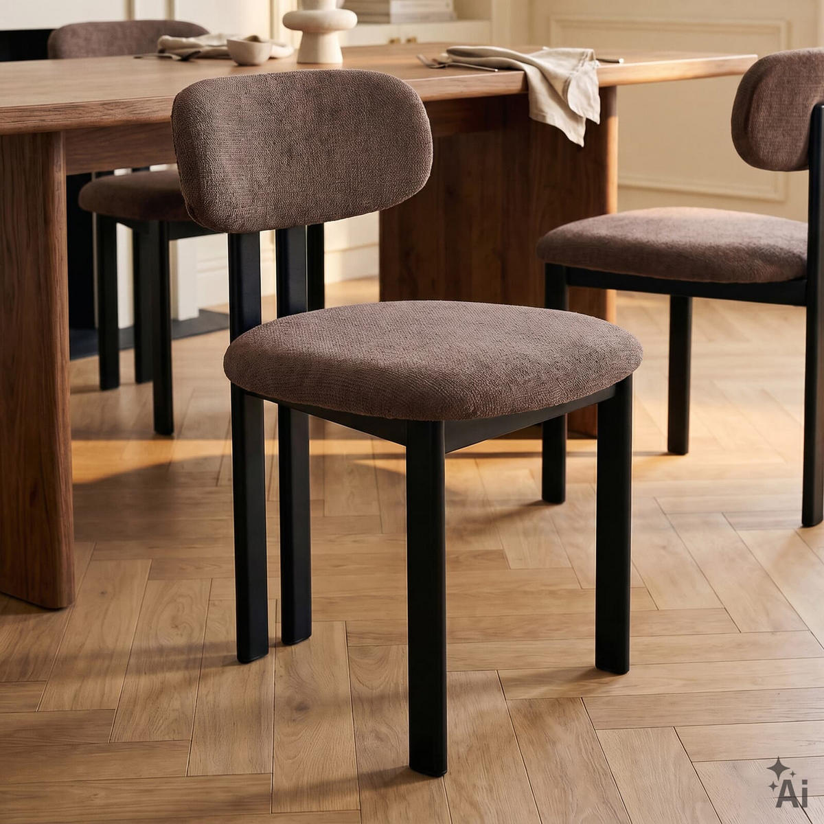 ESSZIMMERSTUHL FRANCA 2er-Set braun - Braun, Textil (51/80/53cm) - IDIMEX