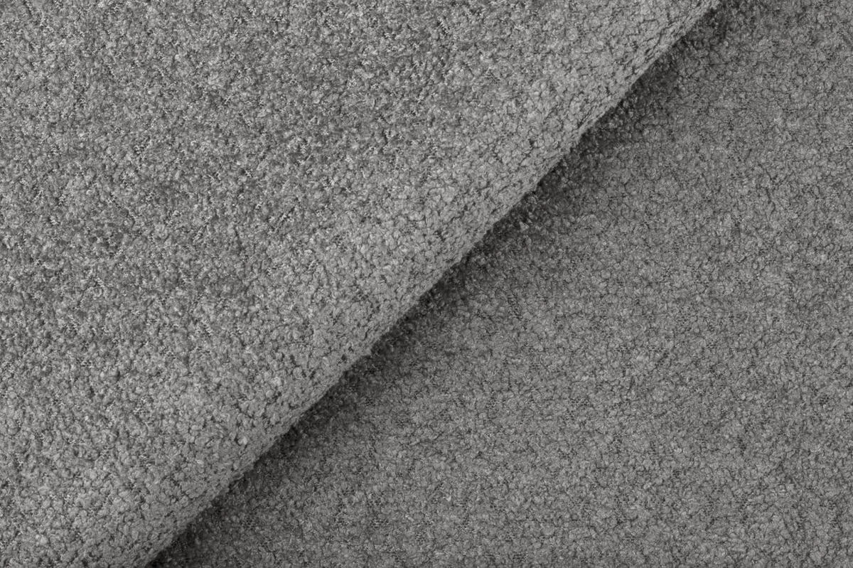 SOFA FEBE 3-Sitzer, grau - Schwarz/Grau, Holz/Textil (190/82/96cm) - Courtois Laville