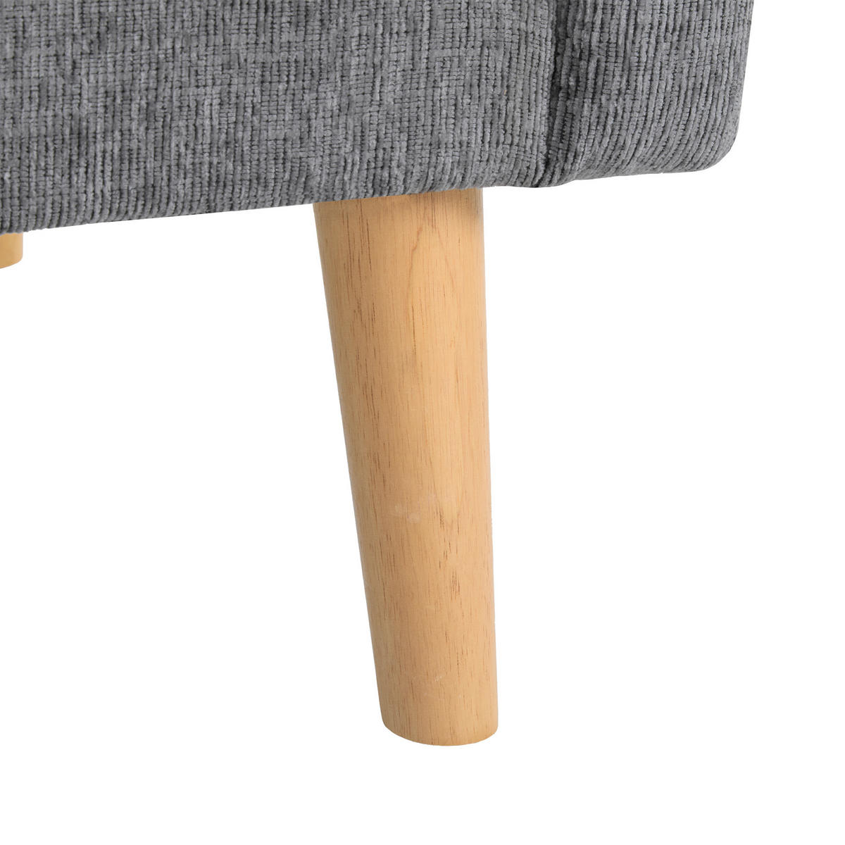 KAVČ 2-sedežni 162/74/77 cm Siva - siva, tekstil (74/77/162cm)