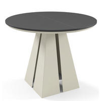 TISCH Kaschmir Frega Ausziehbar - Kaschmir/Schwarz, Holzwerkstoff (196/120/76cm) - Sepro Meble