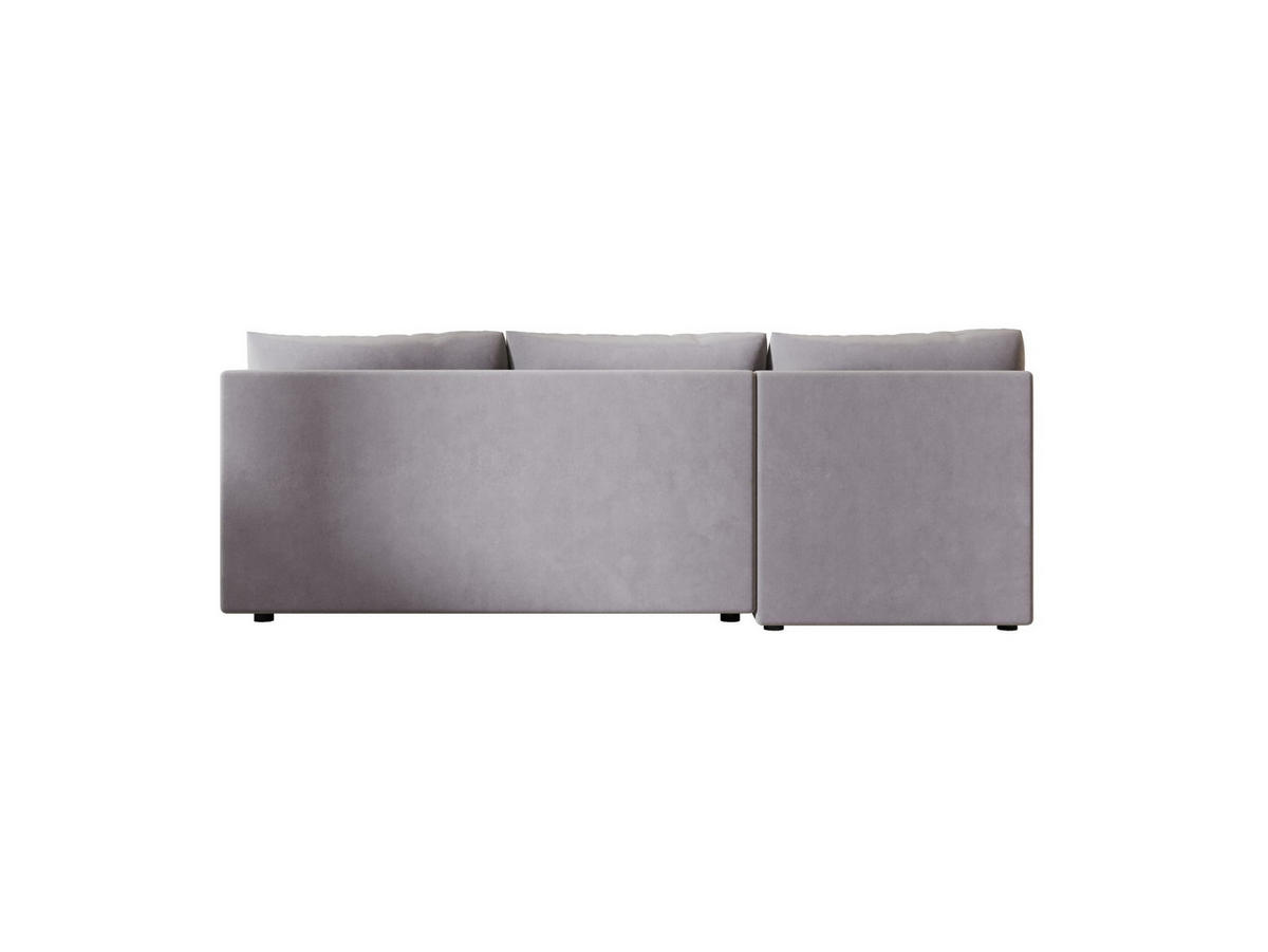 ECKSOFA MOS L BIS Itaka 50 Links mit Schlaffunktion - Grau, Textil (220/143cm) - Bedante