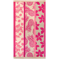 STRANDTUCH Mikrofaser Rosa 90x170 220g/m² - Tropea - Pink, Textil (90/170cm) - LE COMPTOIR DE LA PLAGE