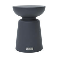 BEISTELLTISCH KYLIX Klein aus Beton 35 x 35 x 46 cm - Schwarz, Naturmaterialien (35/35/47cm) - Elementi