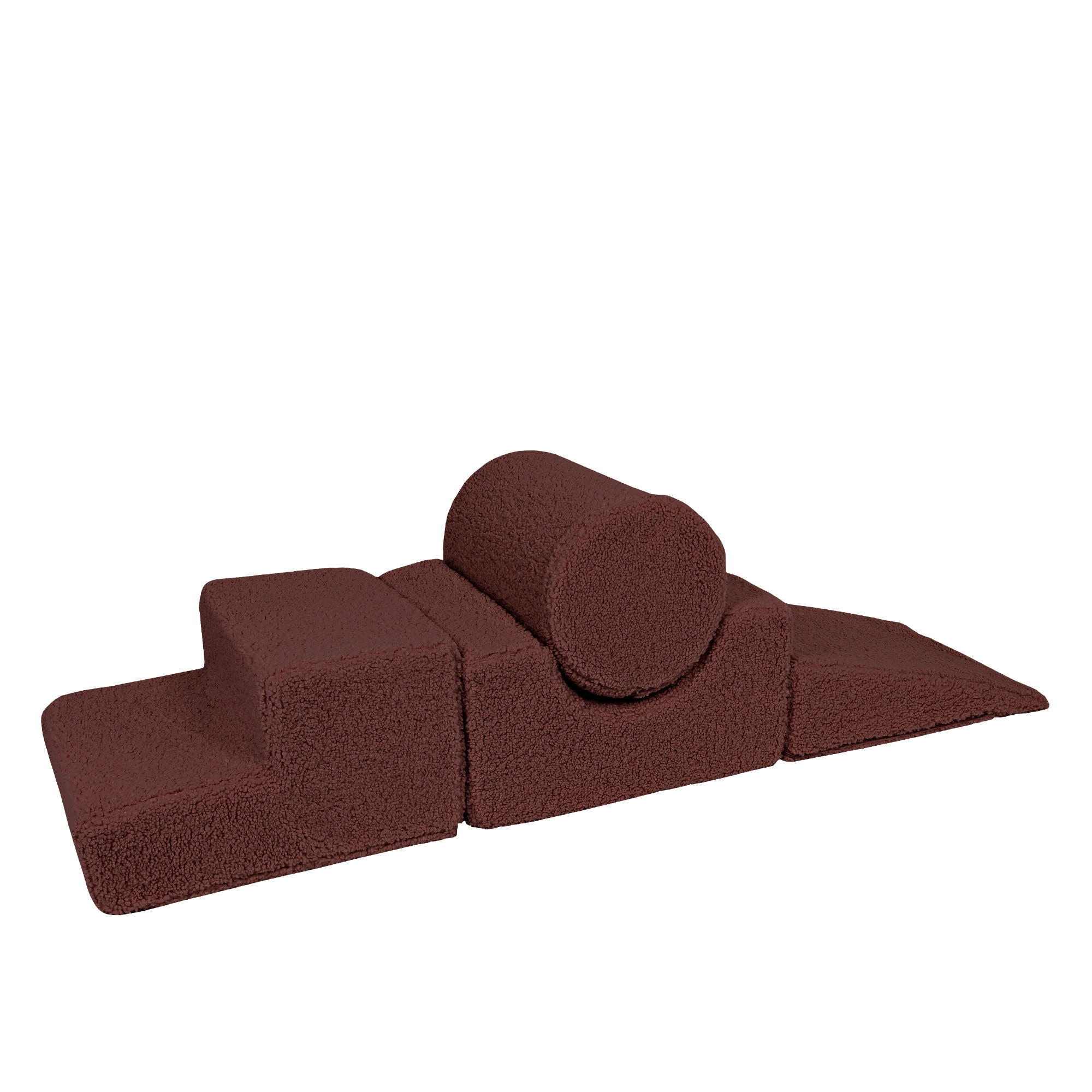 SCHAUMSTOFF-BAUSTEINE für Kinder, Shape, Bearly, Dunkelbrau - Dunkelbraun, Textil (45/30/169cm) - MeowBaby