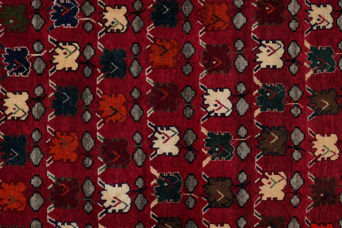 ORIENTTEPPICH handgeknüpft Gashgai Rot 198/106 cm Schurwolle - Rot, Textil (106/198cm) - Looma