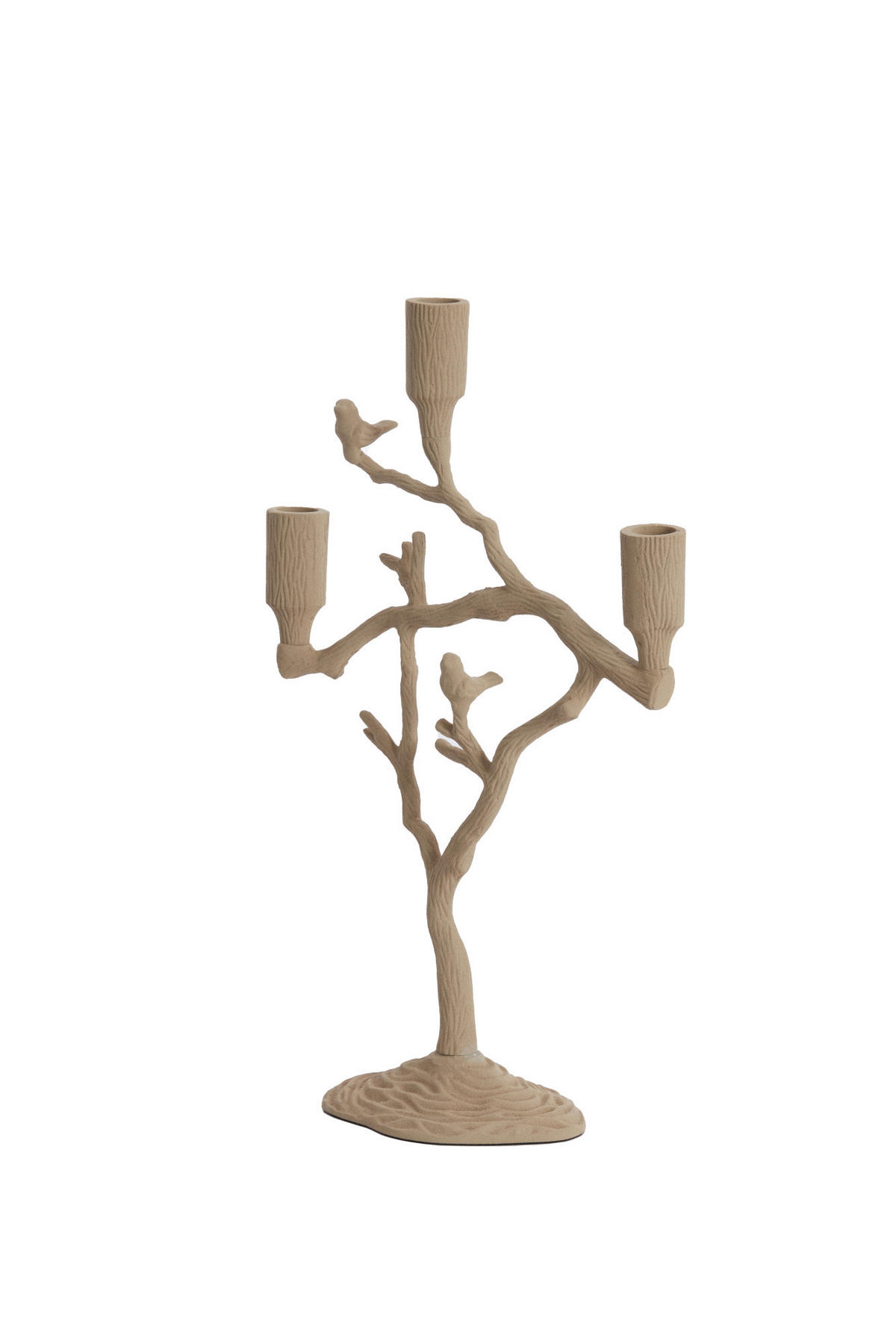 KERZENHALTER Jardia Braun Ø26/42 cm - Braun, Metall (11/42/26cm) - Light & Living