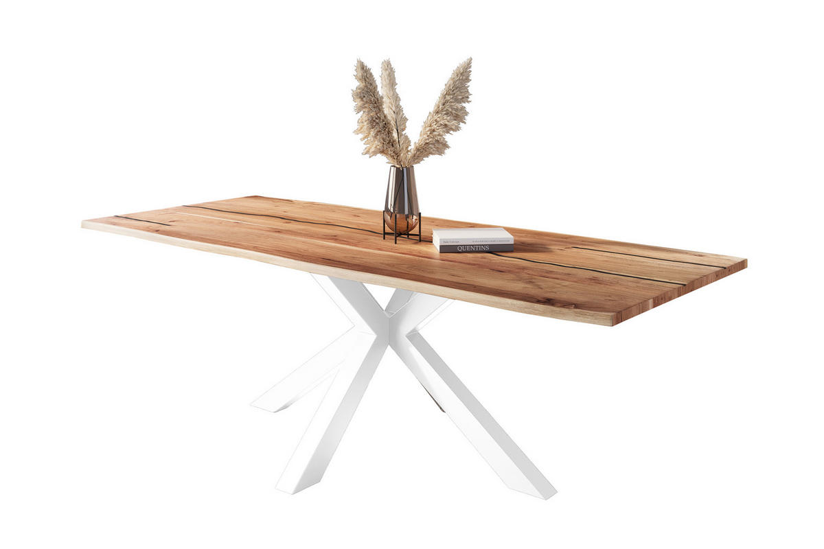 ESSTISCH POLLY - Beige/Naturfarben, Holz (100/260/77cm) - SAM