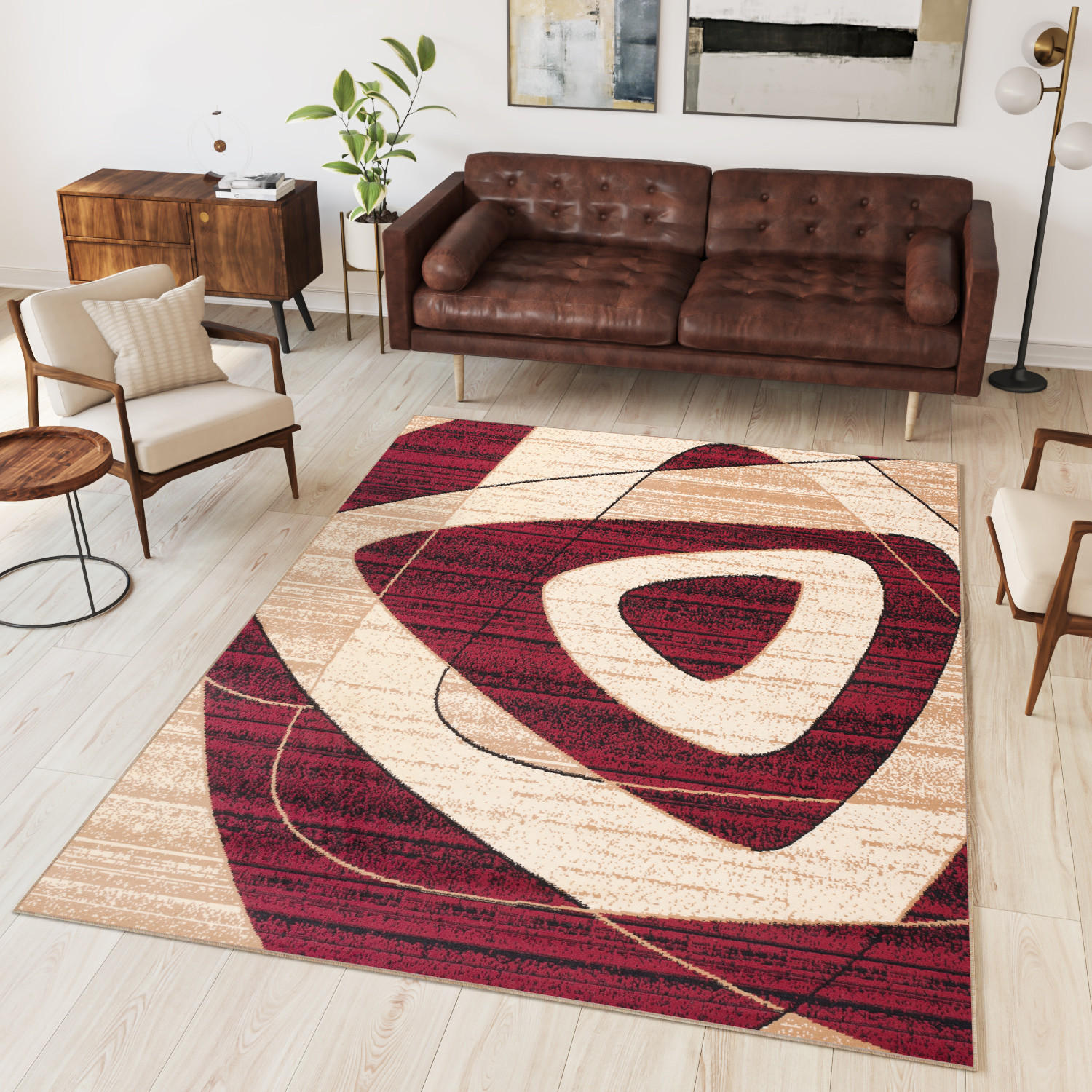 TEPPICH DREAM Creme 130/190 cm - Creme, Textil (130/190cm) - Tapiso