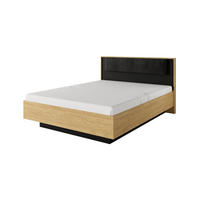 RAHMENBETT - Bett BASTAD C 160 - Braun, Holzwerkstoff (160/200cm) - Möblo