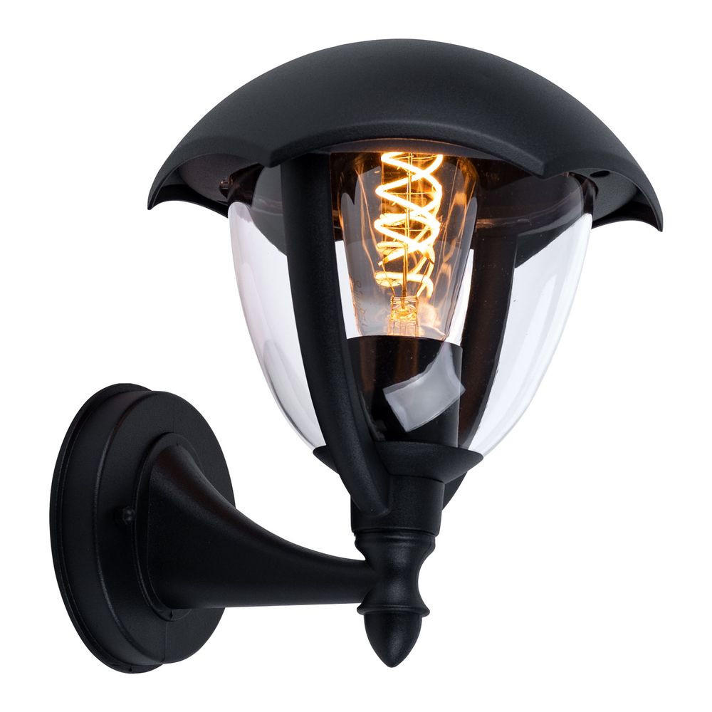 LED WANANDLEUCHTE Aluminium Schwarz - Schwarz, Metall (20/20/23.8cm)